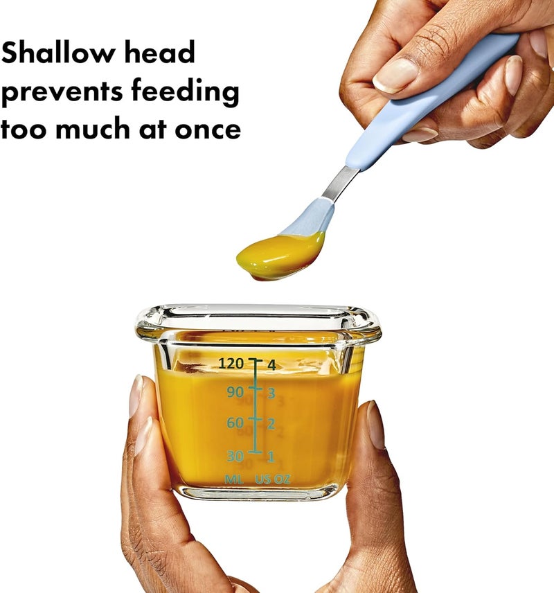 OXO ملعقة تغذية أوكسو توت للسفر مع حقيبة سفر - Image 2